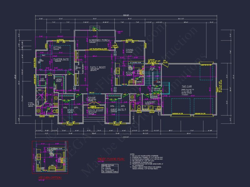 Traditional Craftsman house Blueprint with CAD Floor Plans