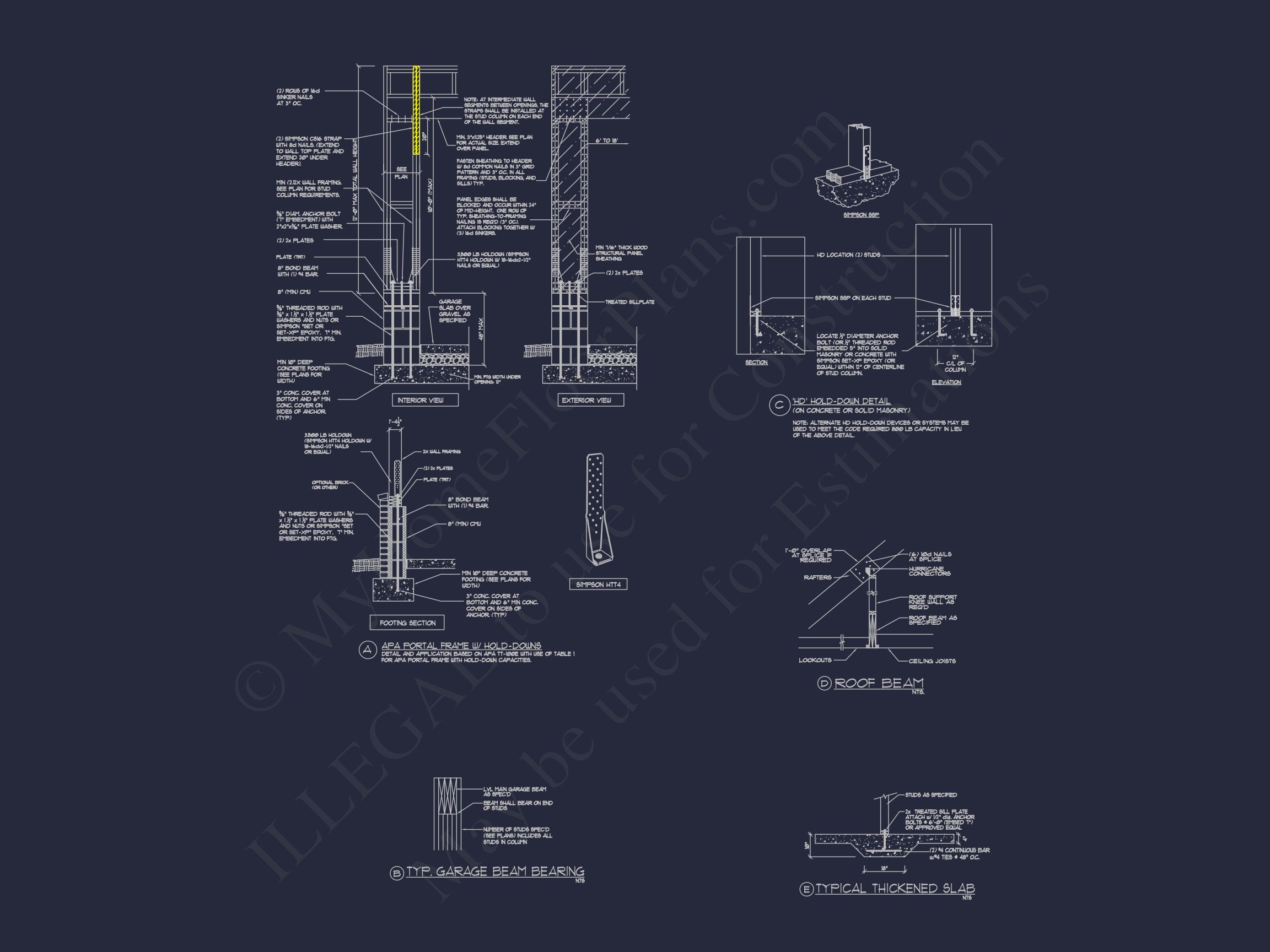 Traditional Craftsman Home Blueprint with CAD Floor Plans