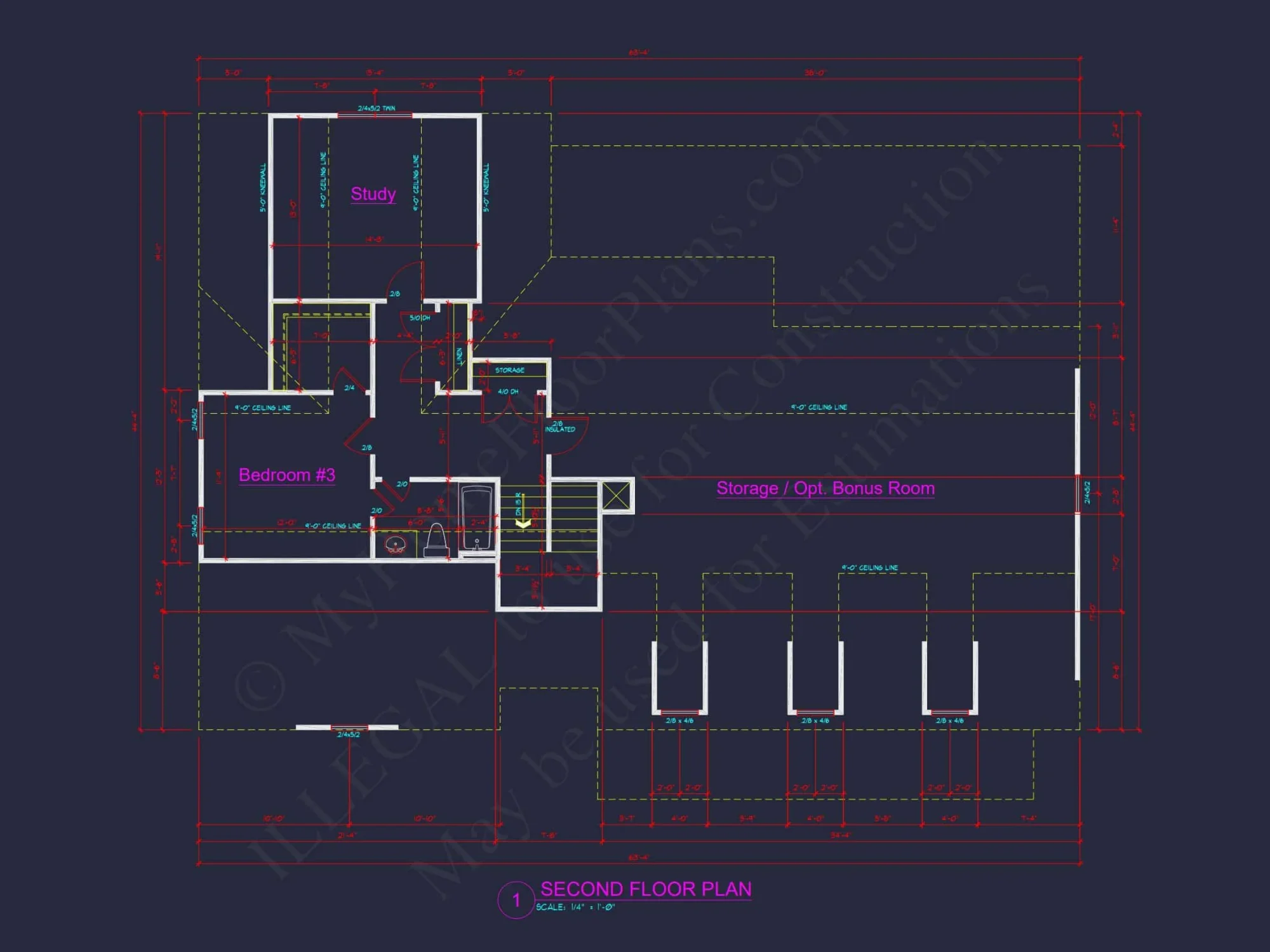 Traditional Craftsman house Blueprint with Open Floor Designs