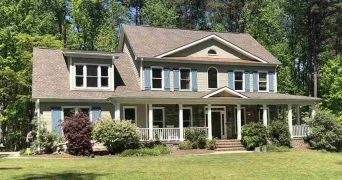 Traditional Craftsman Home Floor Plan with Detailed Architecture