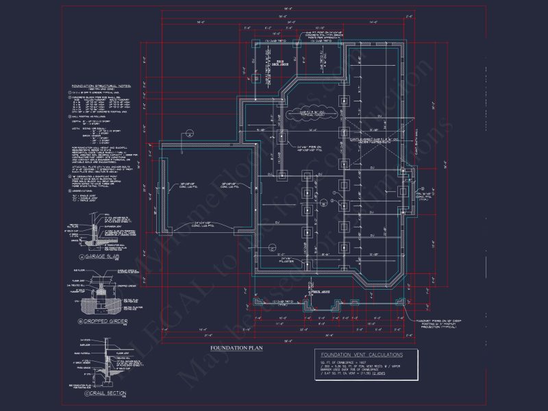Traditional Craftsman house Plan: 2-Story Blueprint with CAD Design