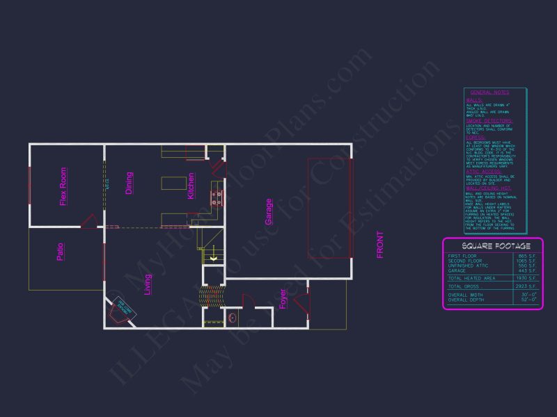 Traditional Craftsman house Plan - CAD Floor Plan & Designs