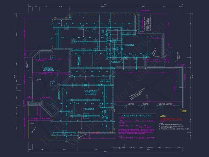 Traditional Craftsman house Plan - Detailed Floor Blueprint