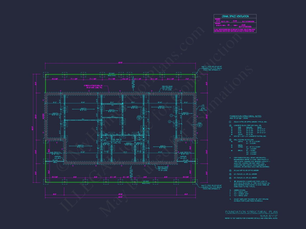 Traditional Craftsman house Plan - Detailed Floor Plan and CAD Design