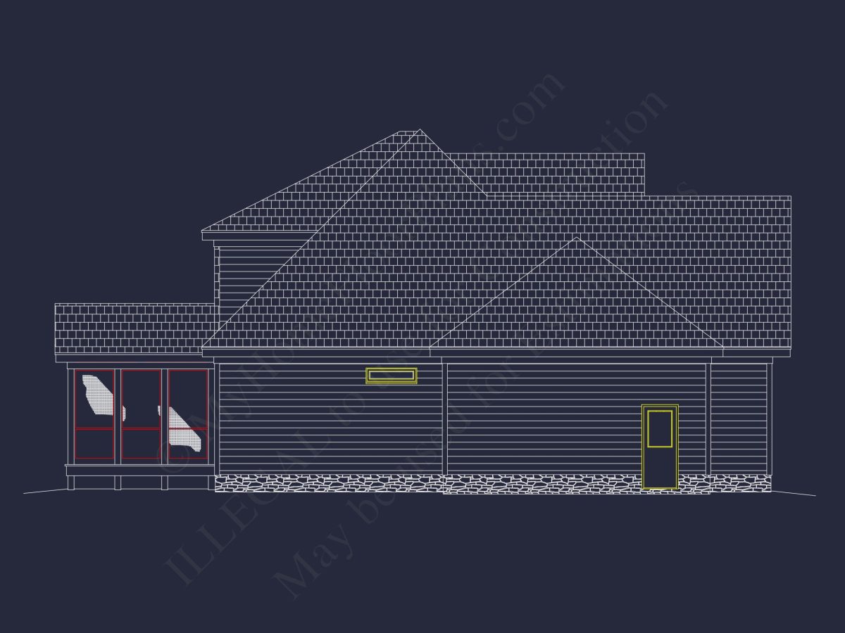 Traditional Craftsman house Plan: Floor Plan Designs & CAD