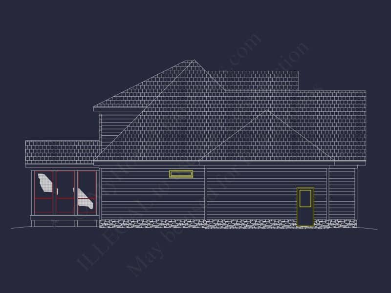 Traditional Craftsman house Plan: Floor Plan Designs & CAD