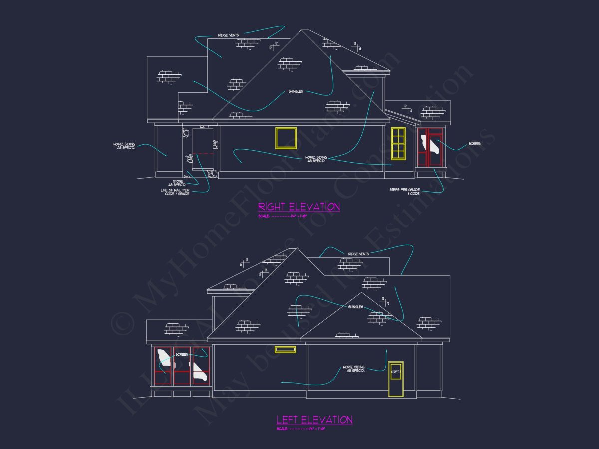 Traditional Craftsman house Plan: Floor Plan Designs & CAD