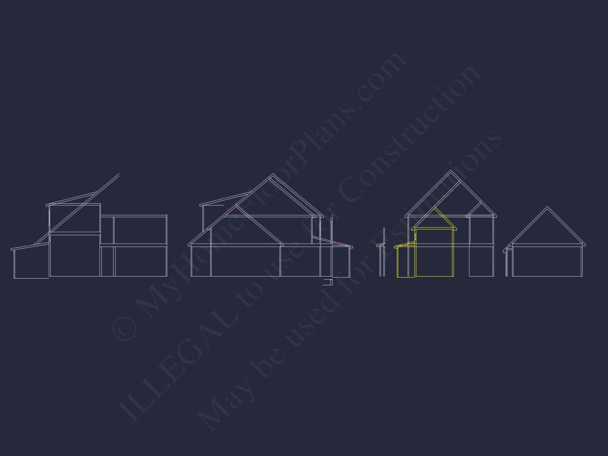 Traditional Craftsman house Plan with 2-Story Design & CAD Blueprints