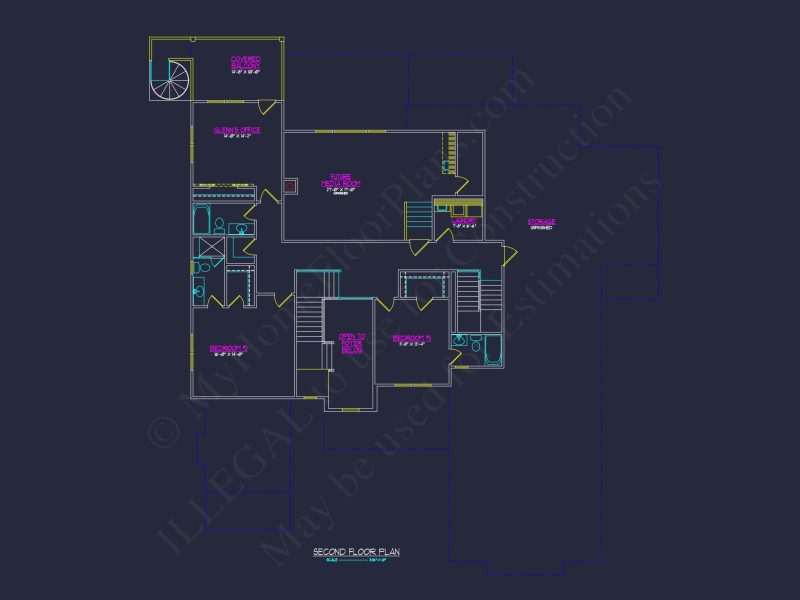 Traditional Craftsman house Plan with 2-Story Design & CAD Blueprints