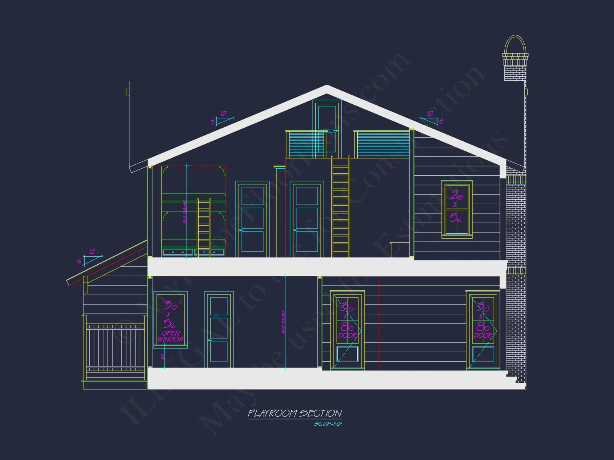 Traditional Craftsman house Plan with 2-Story Floor Design and Detached Garage