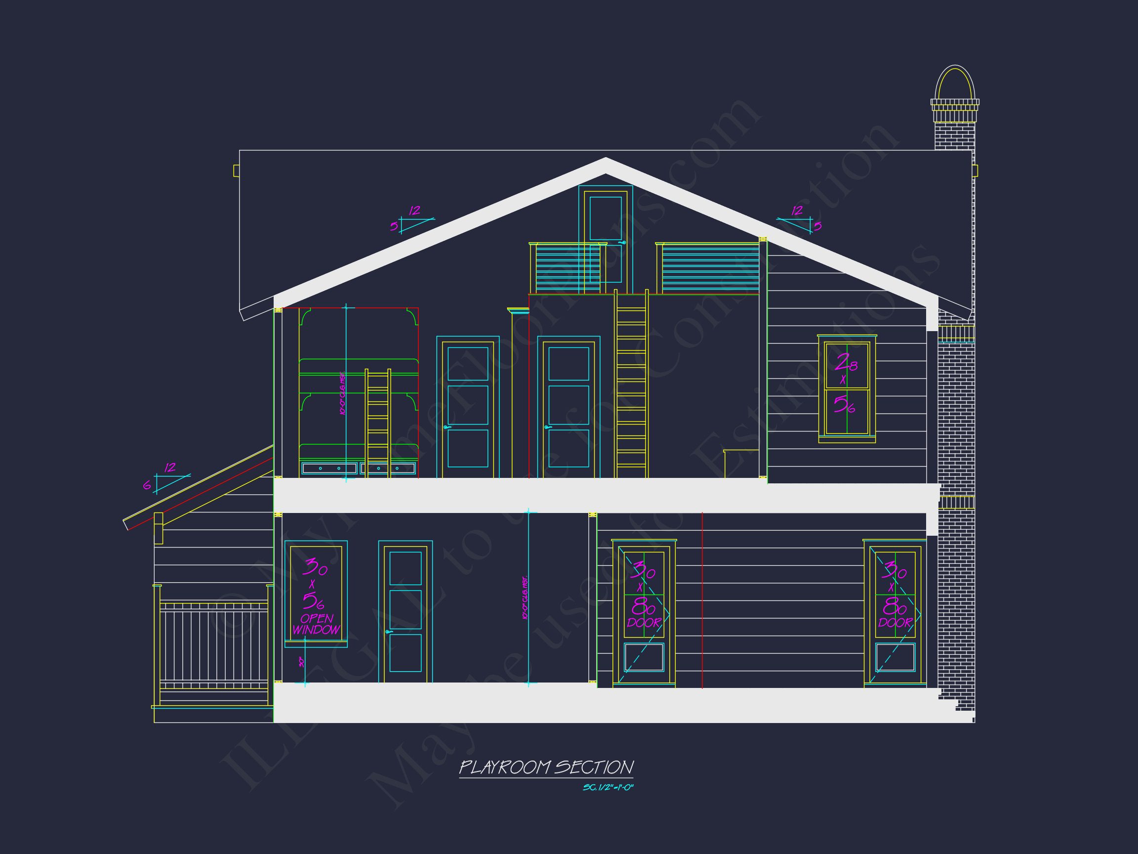 Traditional Craftsman house Plan with 2-Story Floor Design and Detached Garage