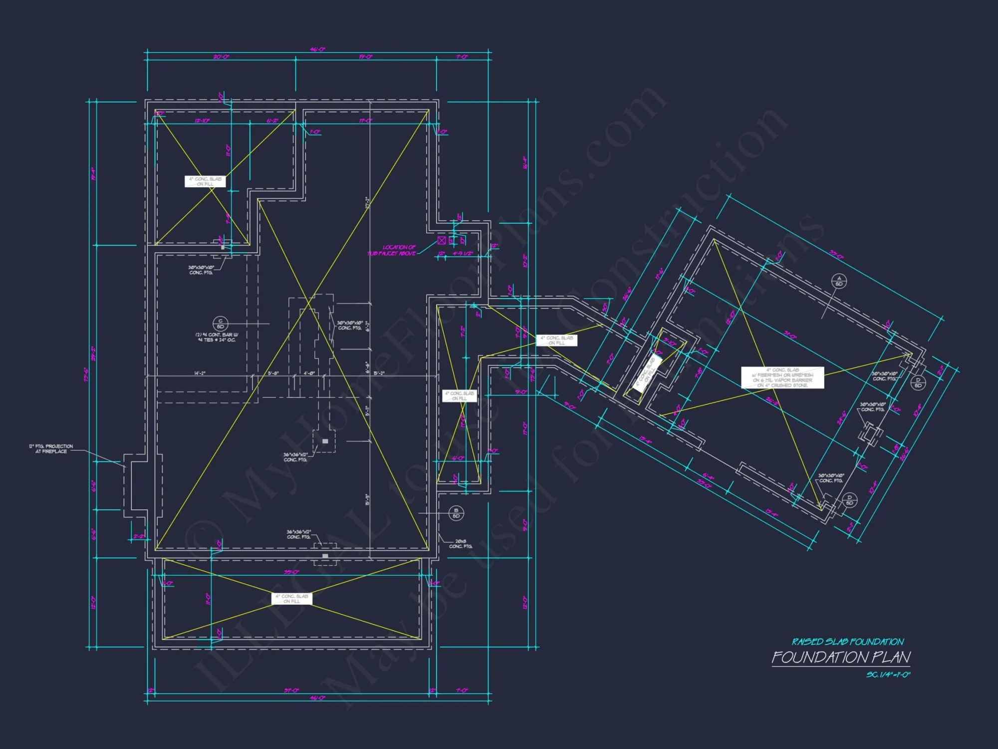Traditional Craftsman house Plan with 2-Story Floor Design and Detached Garage