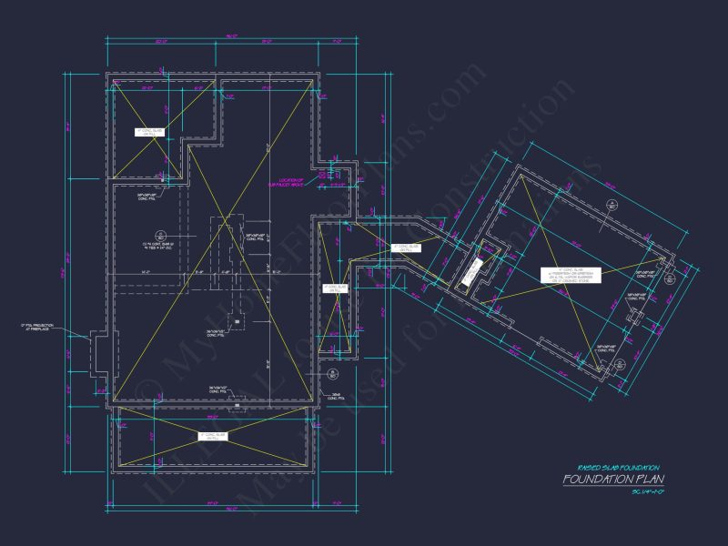 Traditional Craftsman house Plan with 2-Story Floor Design and Detached Garage