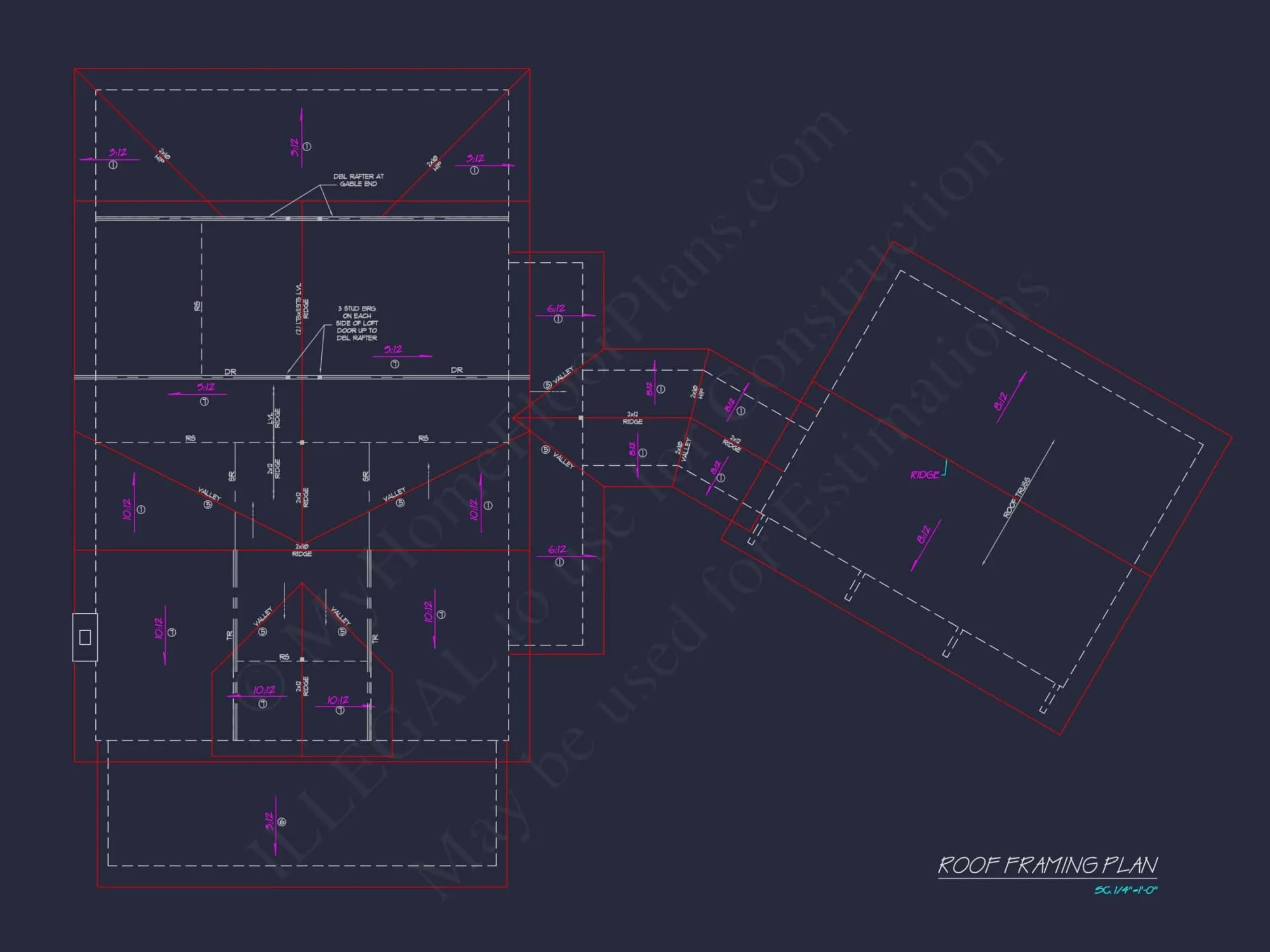 Traditional Craftsman house Plan with 2-Story Floor Design and Detached Garage