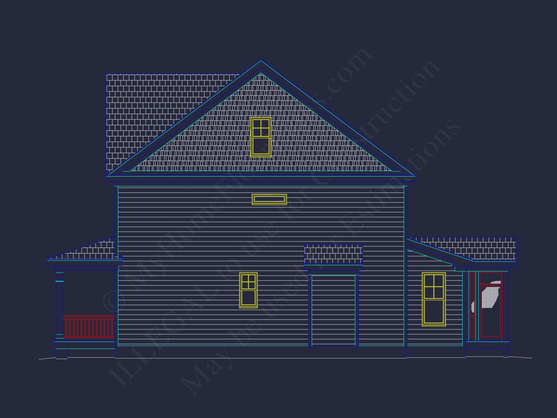 "Image of a Traditional Craftsman house Plan featuring 2.5 Floors and a Garage"