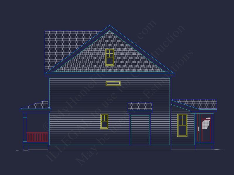 "Image of a Traditional Craftsman house Plan featuring 2.5 Floors and a Garage"