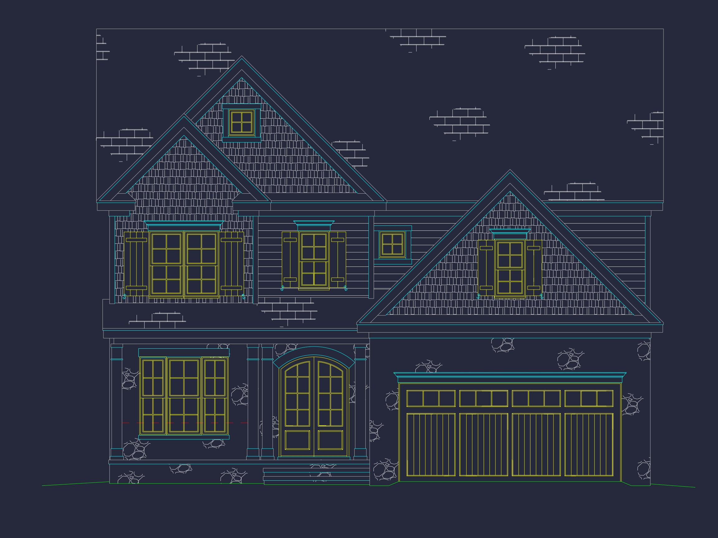 Traditional Craftsman Home Plan with 4 Bedrooms & 2-Car Garage