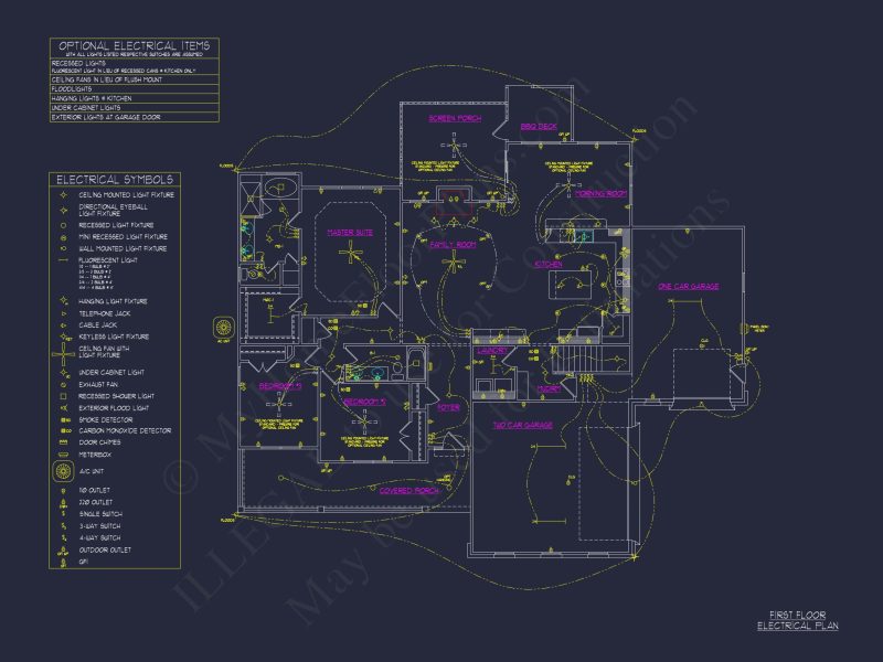 Traditional Craftsman house Plan with 4 Bedrooms and CAD Designs