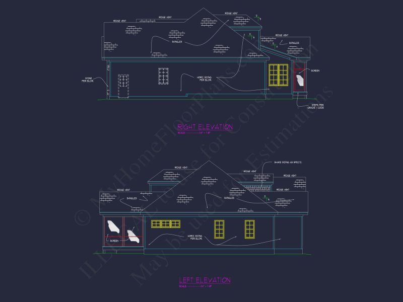 Traditional Craftsman house Plan with 4 Beds & Open Floor Plan