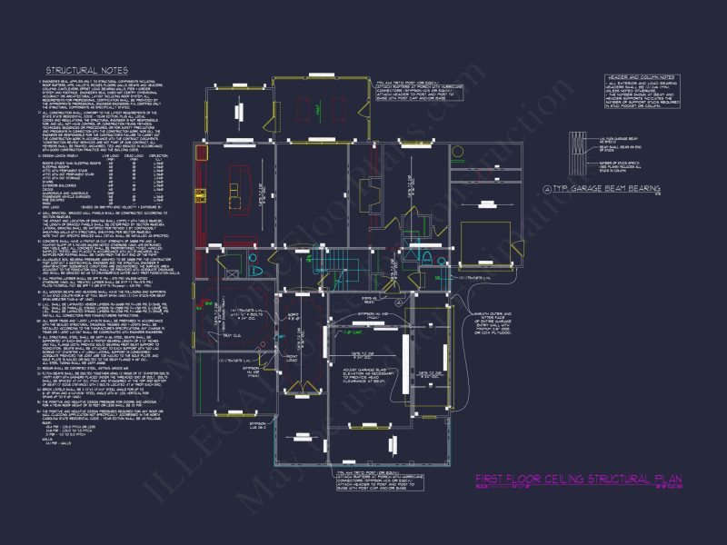 Traditional Craftsman house Plan with 5 Bedrooms and CAD Designs