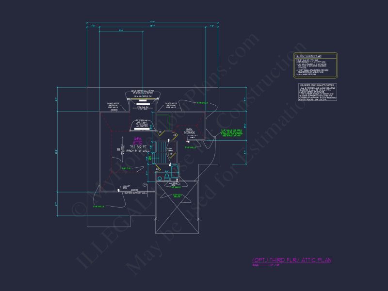 Traditional Craftsman house Plan with 5 Bedrooms and CAD Designs