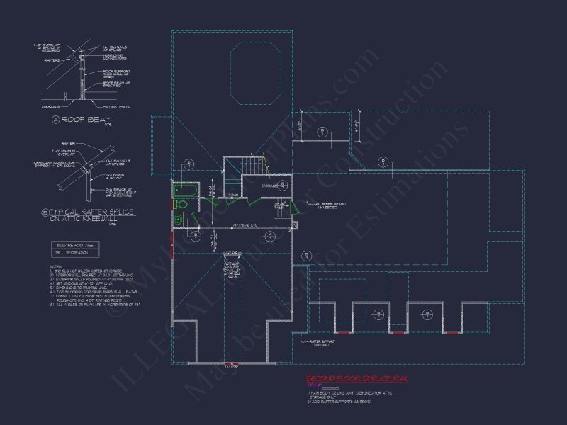 Traditional Craftsman house Plan with Blueprint & CAD Designs