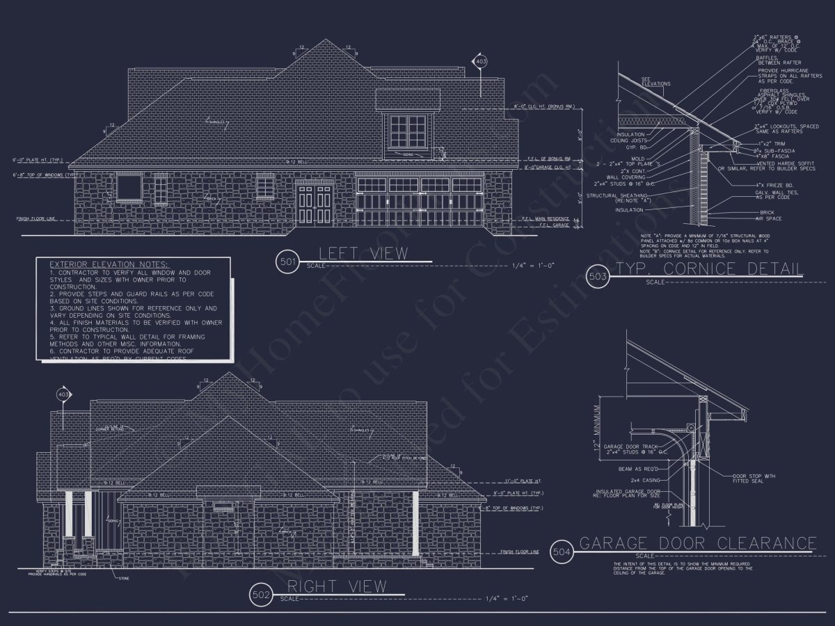 Traditional Craftsman house Plan with Bonus Room and Vaulted Ceilings