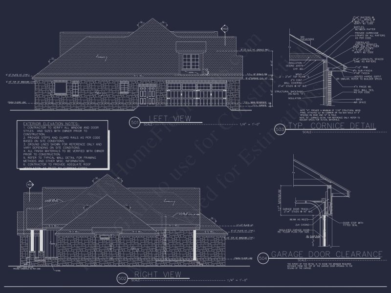 Traditional Craftsman house Plan with Bonus Room and Vaulted Ceilings