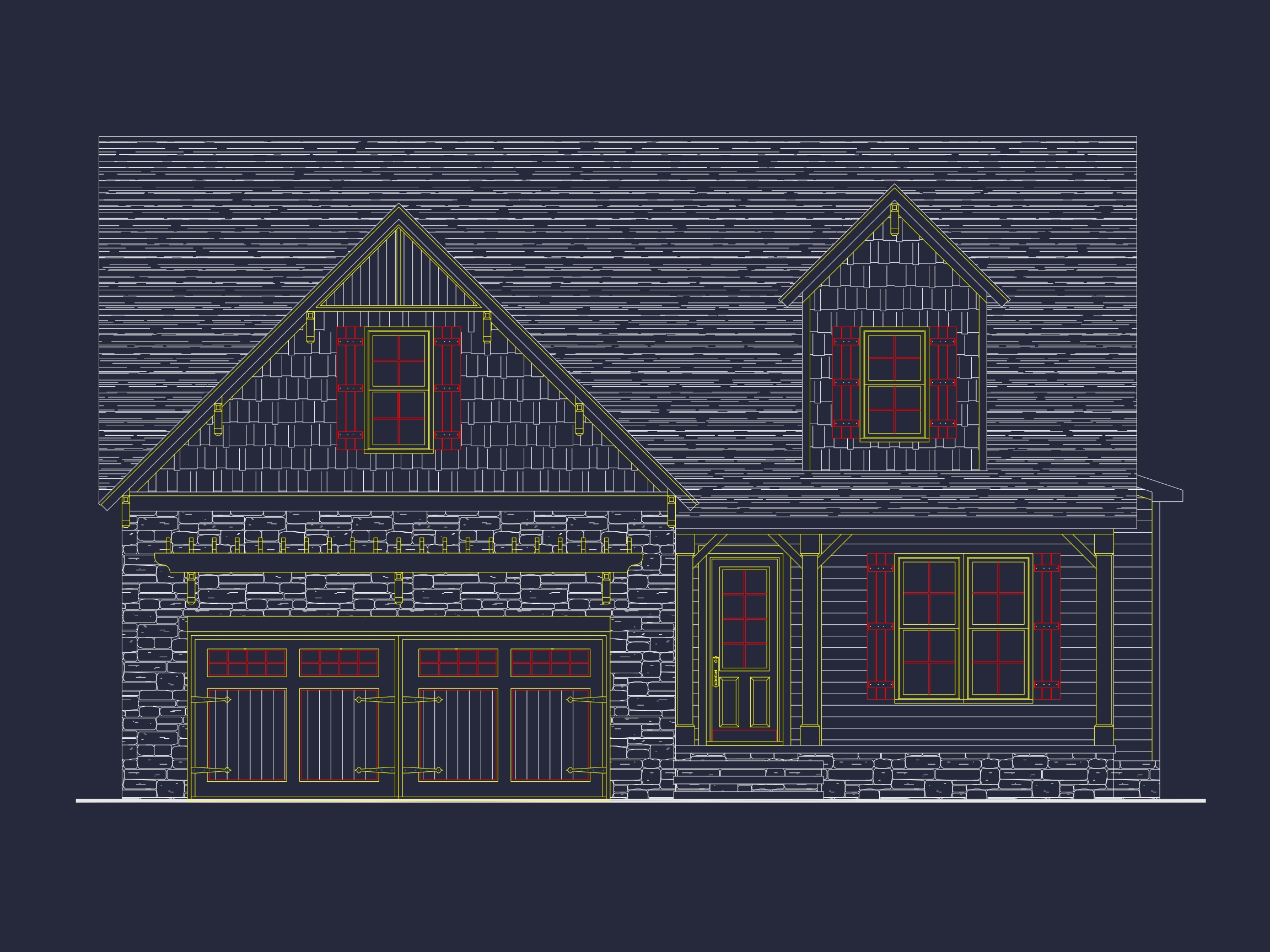 Traditional Craftsman Home Plan with CAD and Blueprint Designs