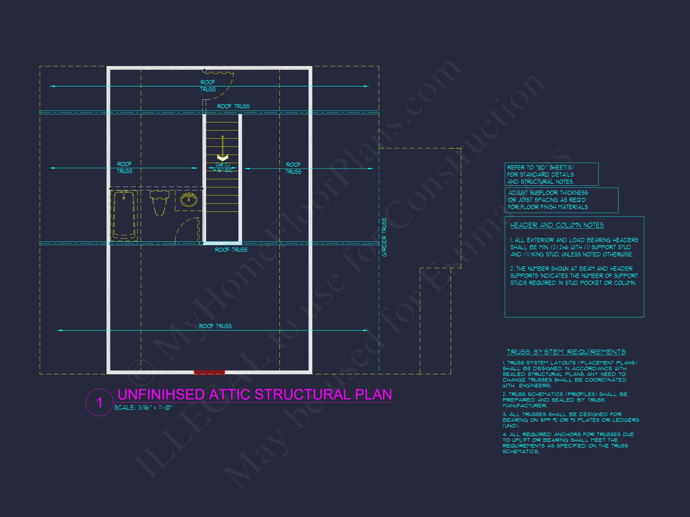 Traditional Craftsman Home Plan with Detailed CAD Blueprints