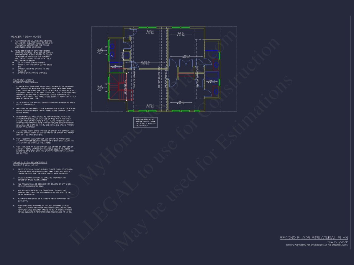 Traditional Craftsman house Plan with Detailed CAD Designs