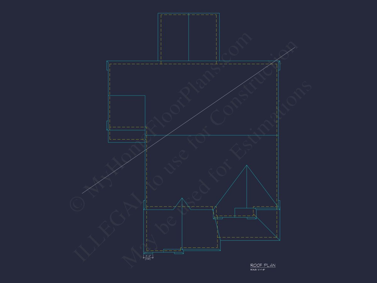 Traditional Craftsman house Plan with Detailed CAD Designs