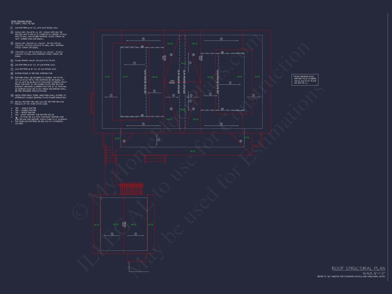 Traditional Craftsman house Plan with Detailed CAD Designs