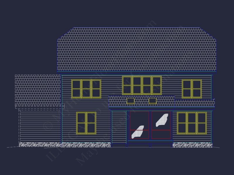 Traditional Craftsman house Plan with Detailed CAD Designs