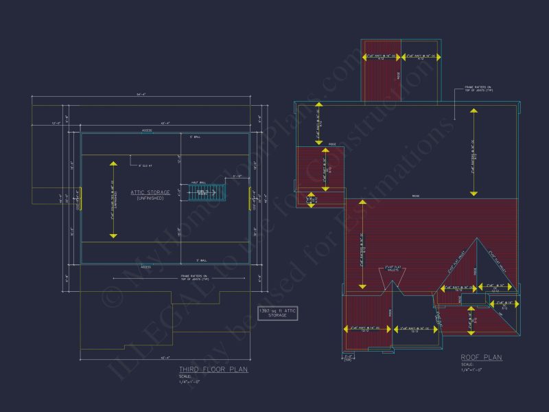 Traditional Craftsman house Plan with Detailed CAD Designs