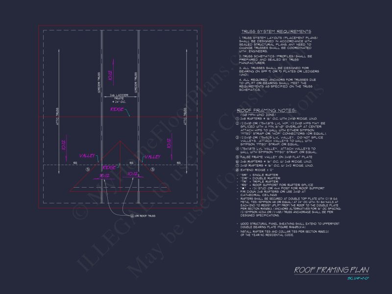 Traditional Craftsman house Plan with Detailed Floor Blueprint