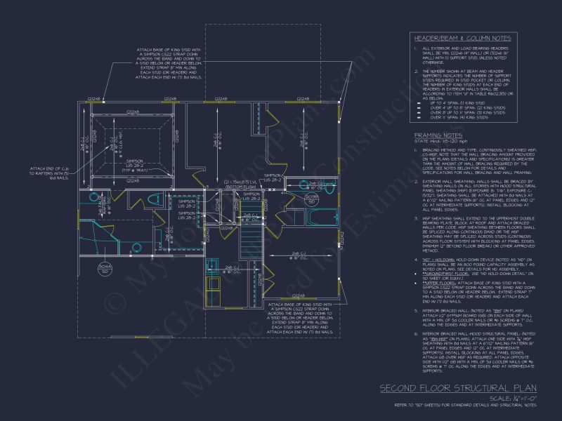 Traditional Craftsman house Plan with Open Floor Plan Design