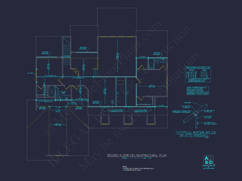 Traditional Craftsman house Plan with Spacious Floor Designs