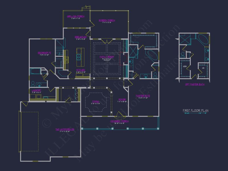 Traditional Craftsman house Plan with Spacious Floor Designs