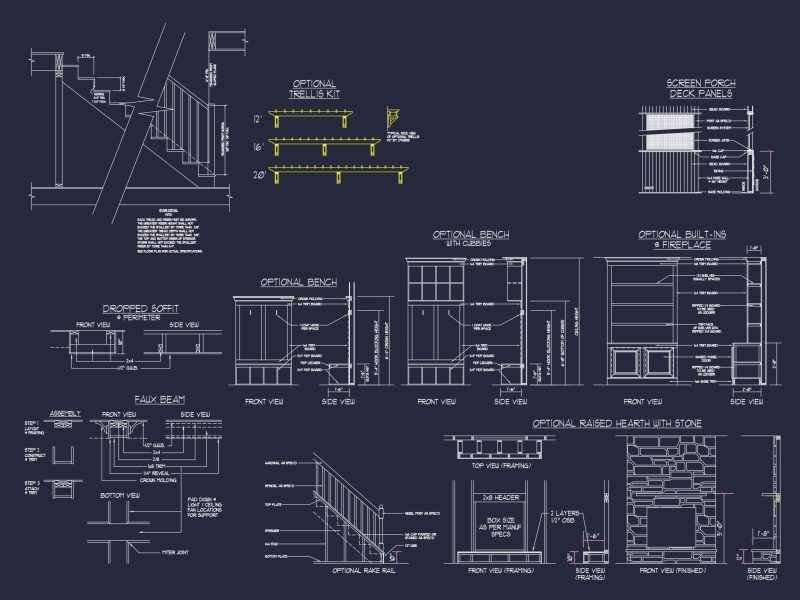 Traditional Craftsman house Plan with Spacious Floor Designs