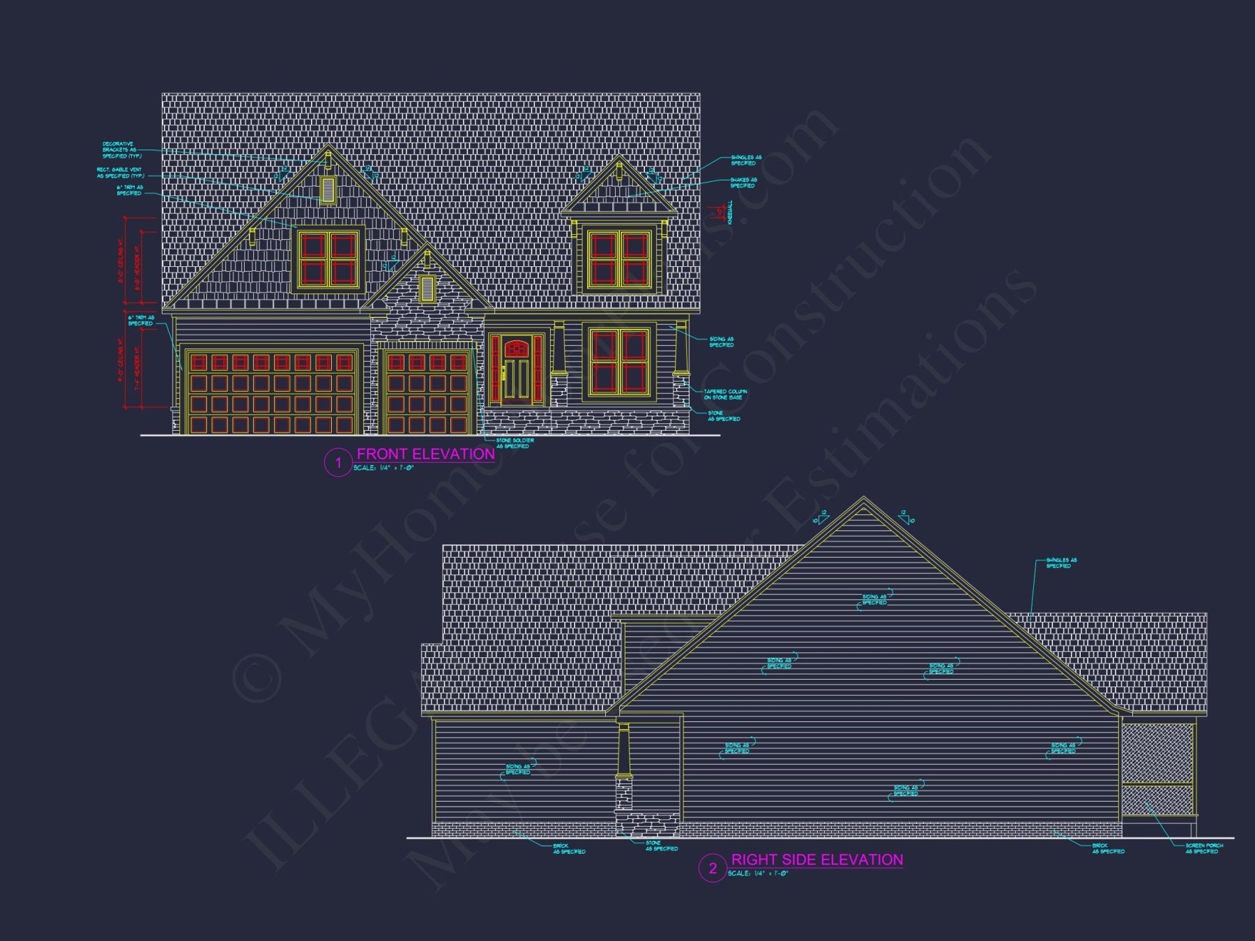 Traditional Craftsman house Plan with Spacious Floor Layout