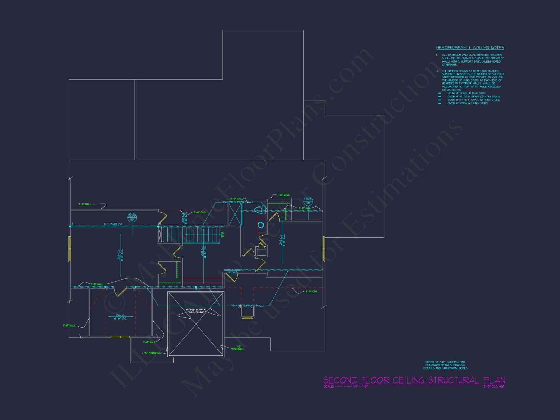 Traditional Farmhouse house Floor Plan with CAD and Blueprint Designs