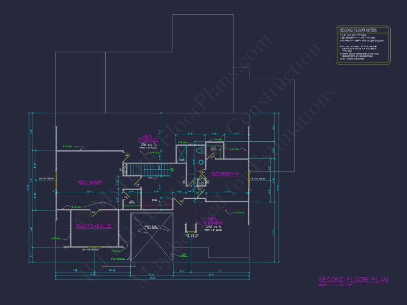 Traditional Farmhouse house Floor Plan with CAD and Blueprint Designs