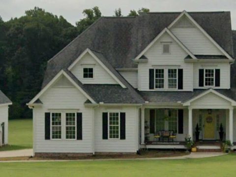 Traditional Farmhouse house Plan with Detailed CAD Designs