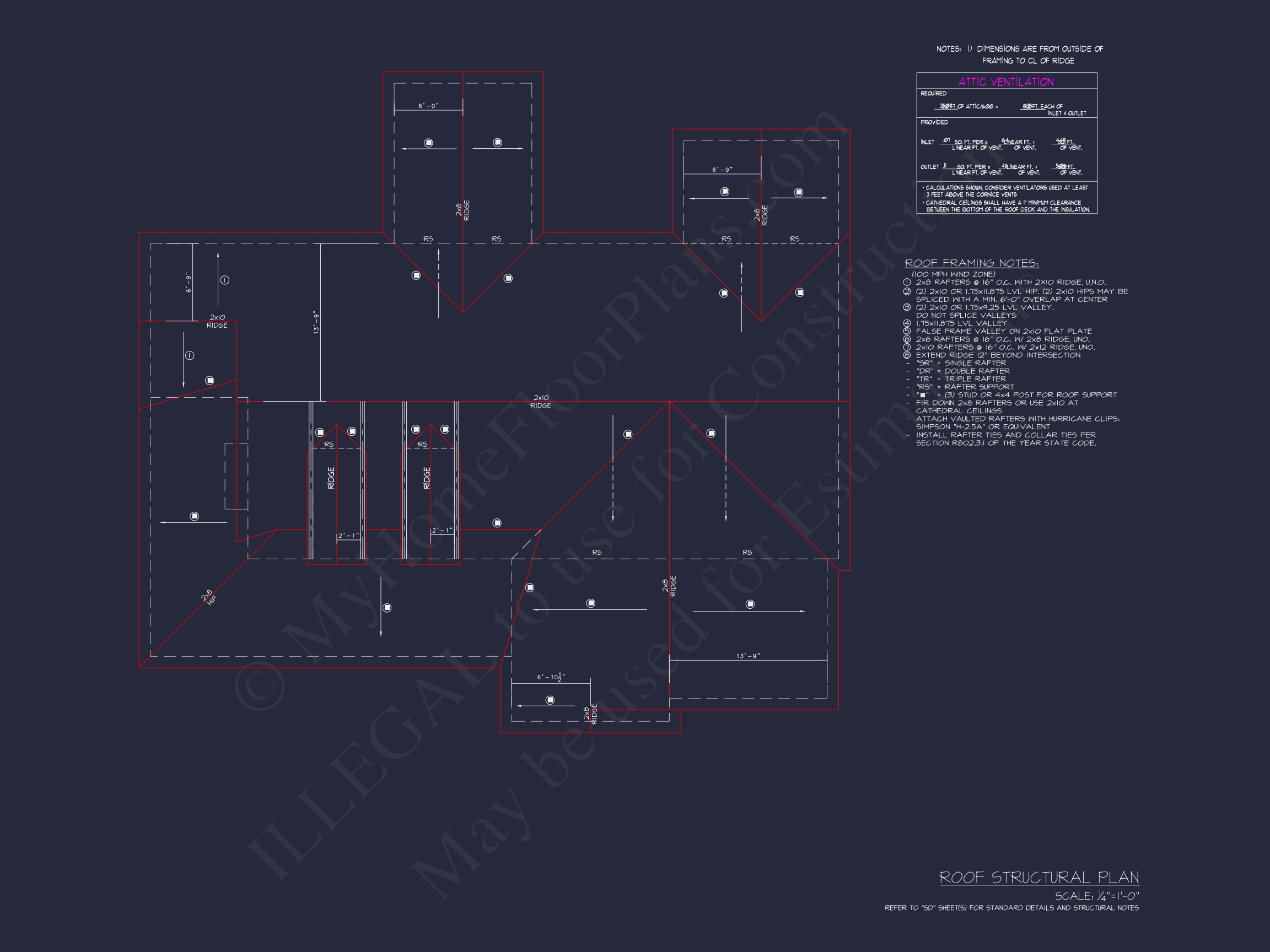 Traditional Farmhouse Home Plan with Ranch Layout and CAD Designs