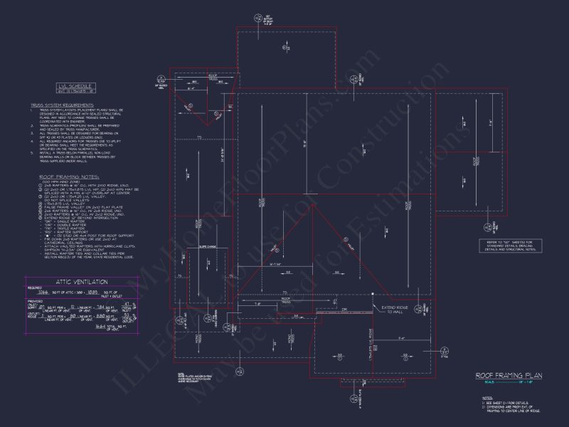 Traditional house Design with Floor Plans, CAD, and Blueprint