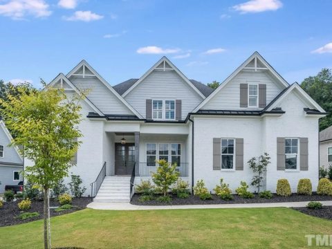 Traditional house Design with Floor Plans, CAD, and Blueprint