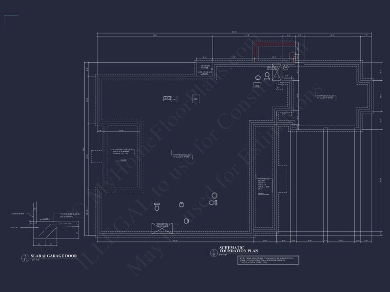 Traditional house Floor Plan with CAD Designs & Blueprint