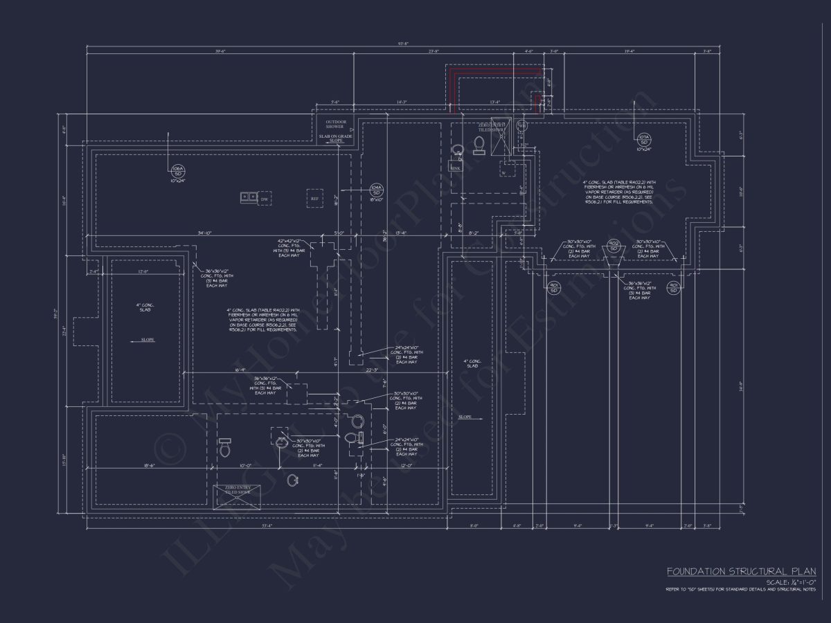 Traditional house Floor Plan with CAD Designs & Blueprint