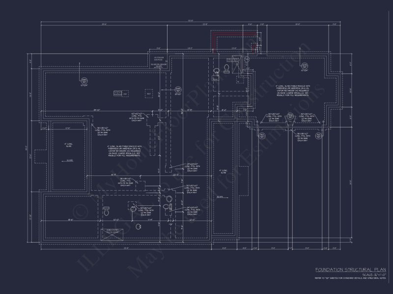 Traditional house Floor Plan with CAD Designs & Blueprint